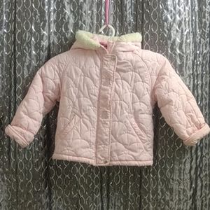 Healthtex Girls 3T (Med) Pink Hooded Coat